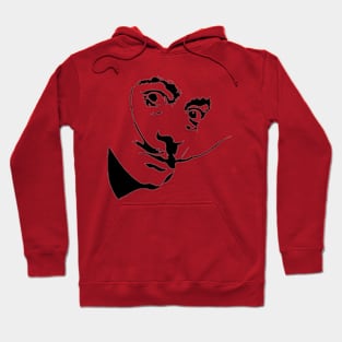 Salvador Dali Stencil Artwork Hoodie